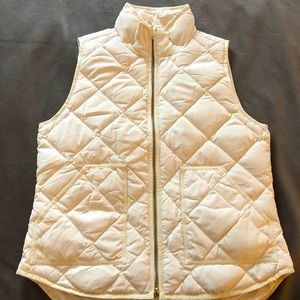 Women’s J.Crew Creme Vest - Medium